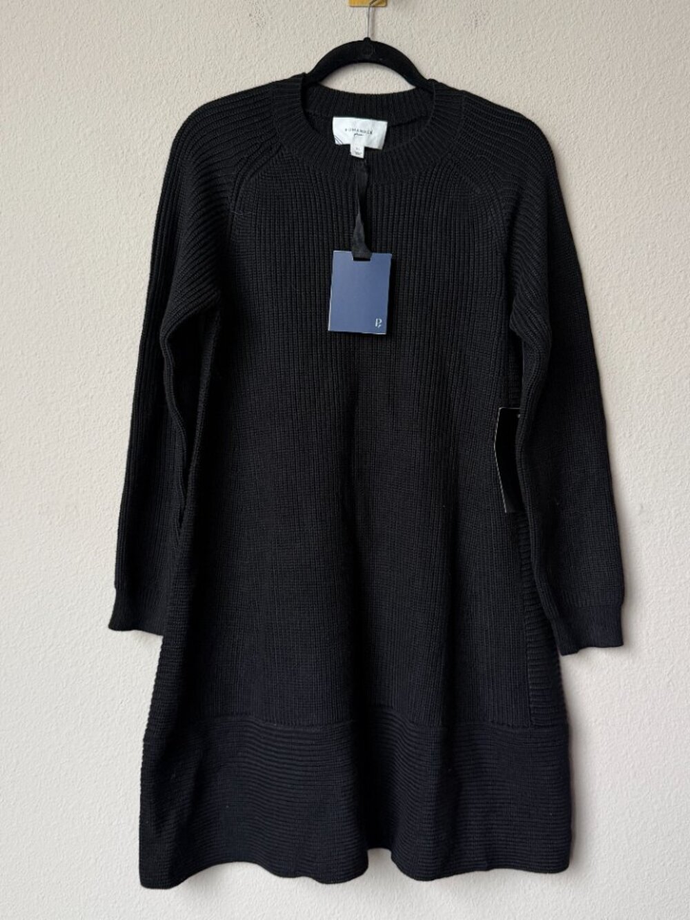 Pomander Place Tuckernuck Ainsley Black Sweater Dress NWT Size XL - Picture 2 of 5